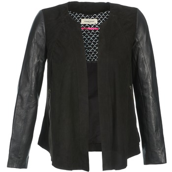 Oblačila Ženske Usnjene jakne & Sintetične jakne Naf Naf COCOTTE Črna