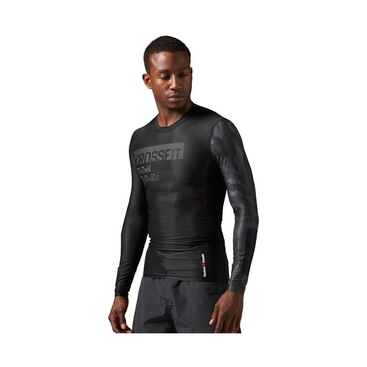 Oblačila Moški Majice s kratkimi rokavi Reebok Sport Rcf LS Compression Shirt Črna