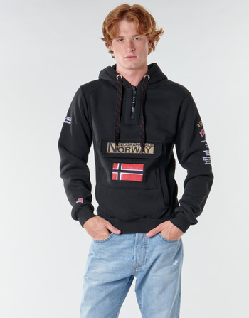 Oblačila Moški Puloverji Geographical Norway GYMCLASS Črna