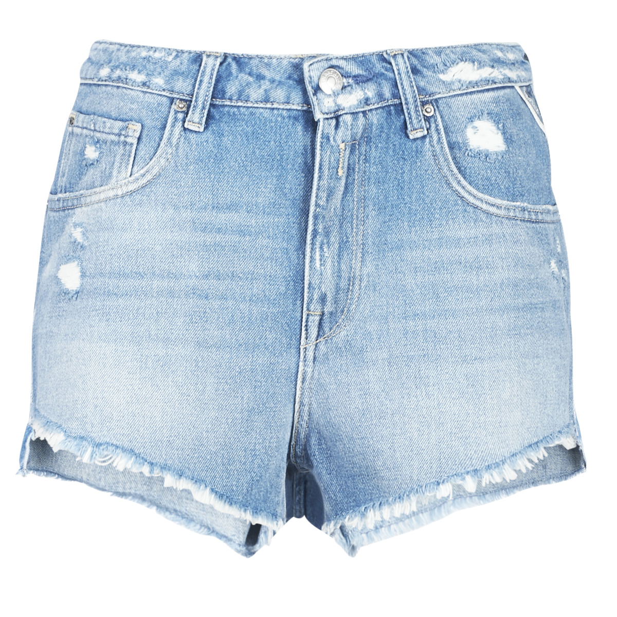 Oblačila Ženske Kratke hlače & Bermuda Replay PABLE Modra