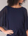 Oblačila Ženske Kratke obleke Lauren Ralph Lauren NAVY-3/4 SLEEVE-DAY DRESS Modra
