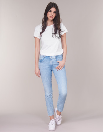 Oblačila Ženske Jeans straight G-Star Raw RADAR MID BOYFRIEND TAPERED Modra