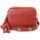 Torbice Ženske Ročne torbice Vera Pelle VP1188R Rdeča