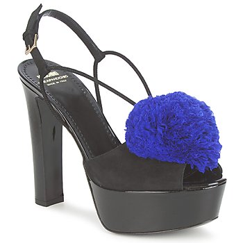 Čevlji  Ženske Sandali & Odprti čevlji Moschino Cheap & CHIC CA1608 Ooc-črna-modra