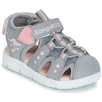 Čevlji  Deklice Športni sandali Kangaroos K-MINI Siva / Rožnata