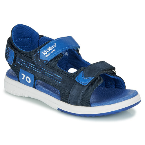 Čevlji  Dečki Sandali & Odprti čevlji Kickers PLANE Modra