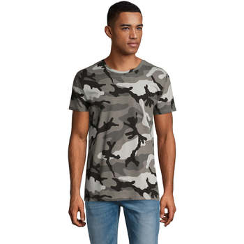 Sols CAMISETA camuflje  HOMBRE CUELLO REDONDO de algodón