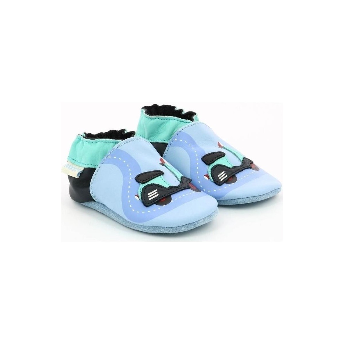 Čevlji  Deklice Nogavice Robeez SCOOTER  51 BLEU 686740 Modra