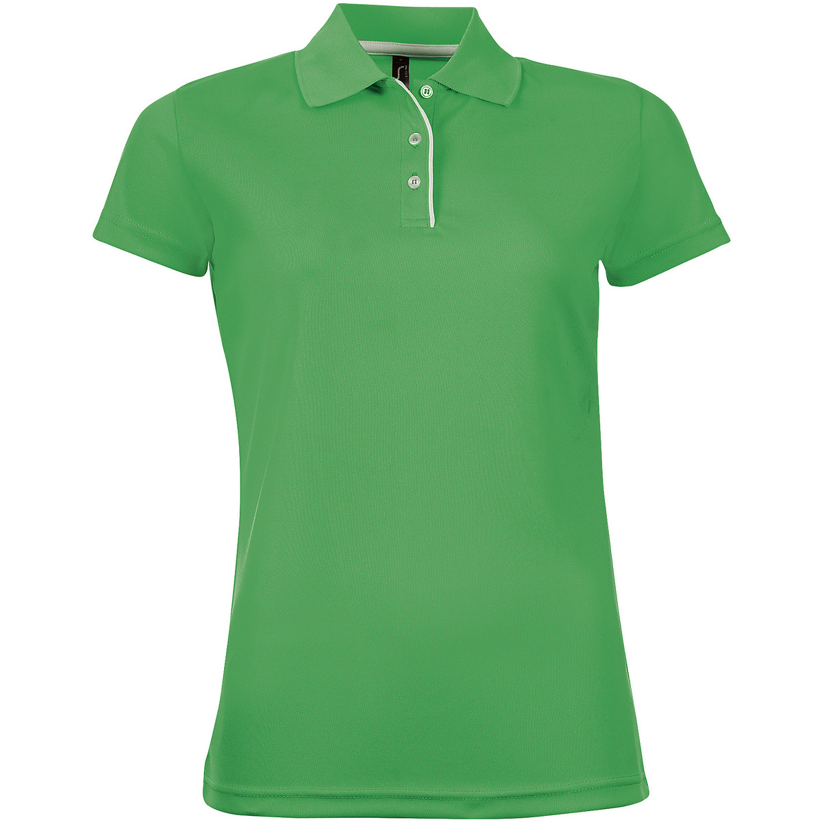 Oblačila Ženske Polo majice kratki rokavi Sols PERFORMER SPORT WOMEN Zelena