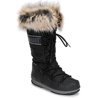 Čevlji  Ženske Škornji za sneg Moon Boot MOON BOOT MONACO WP 2 Črna