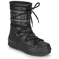 Čevlji  Ženske Škornji za sneg Moon Boot MOON BOOT MID NYLON WP Črna