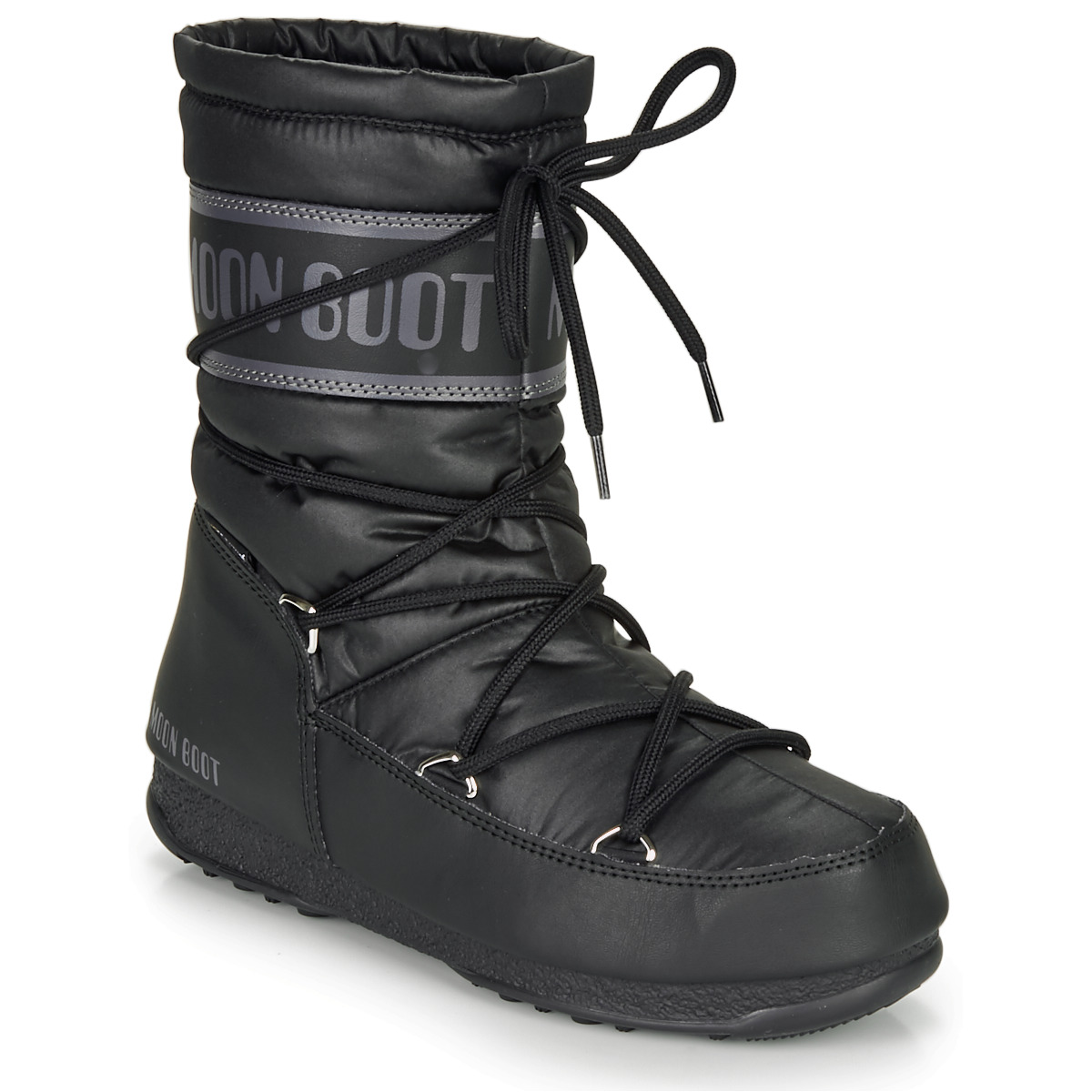 Čevlji  Ženske Škornji za sneg Moon Boot MOON BOOT MID NYLON WP Črna