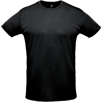 Oblačila Moški Majice s kratkimi rokavi Sols SPRINT SPORTS Črna