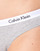 Spodnje perilo Ženske Hlačke Calvin Klein Jeans CAROUSEL BIKINI X 3 Črna / Bela / Siva