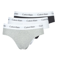Spodnje perilo Moški Boksarice Calvin Klein Jeans COTTON STRECH HIP BREIF X 3 Črna / Bela / Siva / Sepraný