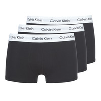 Spodnje perilo Moški Boksarice Calvin Klein Jeans COTTON STRECH LOW RISE TRUNK X 3 Črna