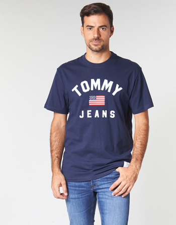 Tommy Jeans TJM USA FLAG TEE Modra