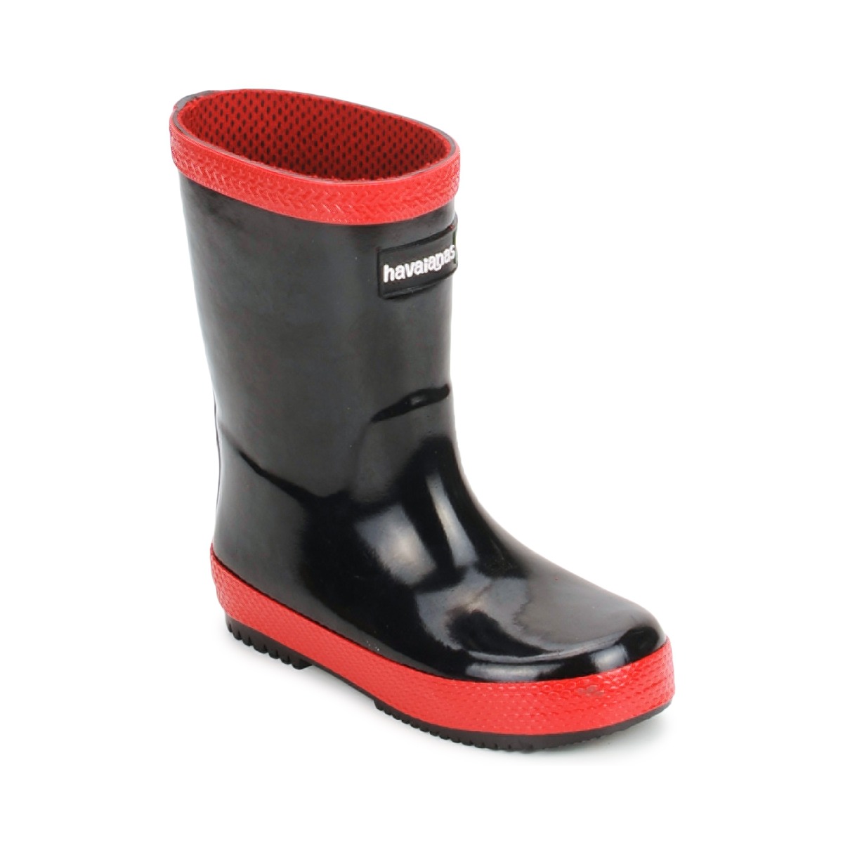 Čevlji  Otroci škornji za dež  Havaianas RAIN BOOTS Črna / Rdeča