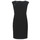Oblačila Ženske Kratke obleke Lauren Ralph Lauren BUTTON-TRIM CREPE DRESS Črna