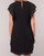 Oblačila Ženske Kratke obleke Lauren Ralph Lauren RUFFLED GEORGETTE DRESS Črna