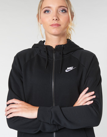 Nike W NSW ESSNTL HOODIE FZ FLC Črna