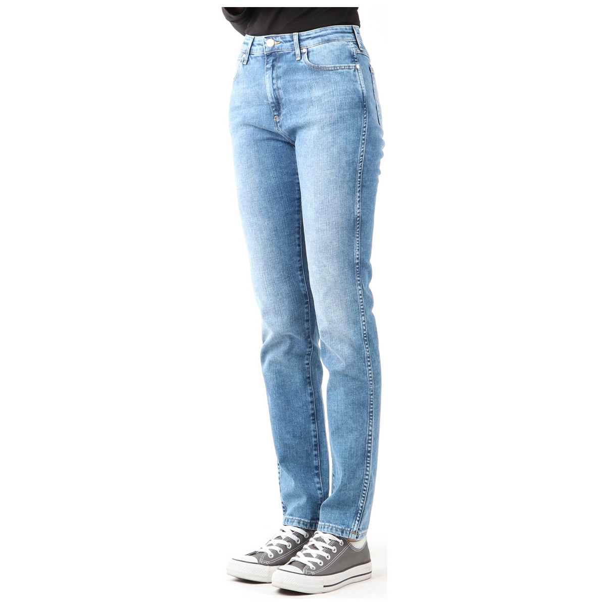 Oblačila Ženske Jeans skinny Wrangler Boyfriend Best Blue W27M9194O Modra