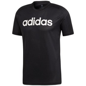 Oblačila Moški Majice s kratkimi rokavi adidas Originals D2M Climacool Logo Črna
