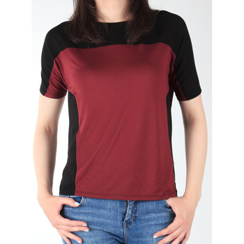 Oblačila Ženske Majice s kratkimi rokavi Lee Color Block T L40XJMLL black, burgundy
