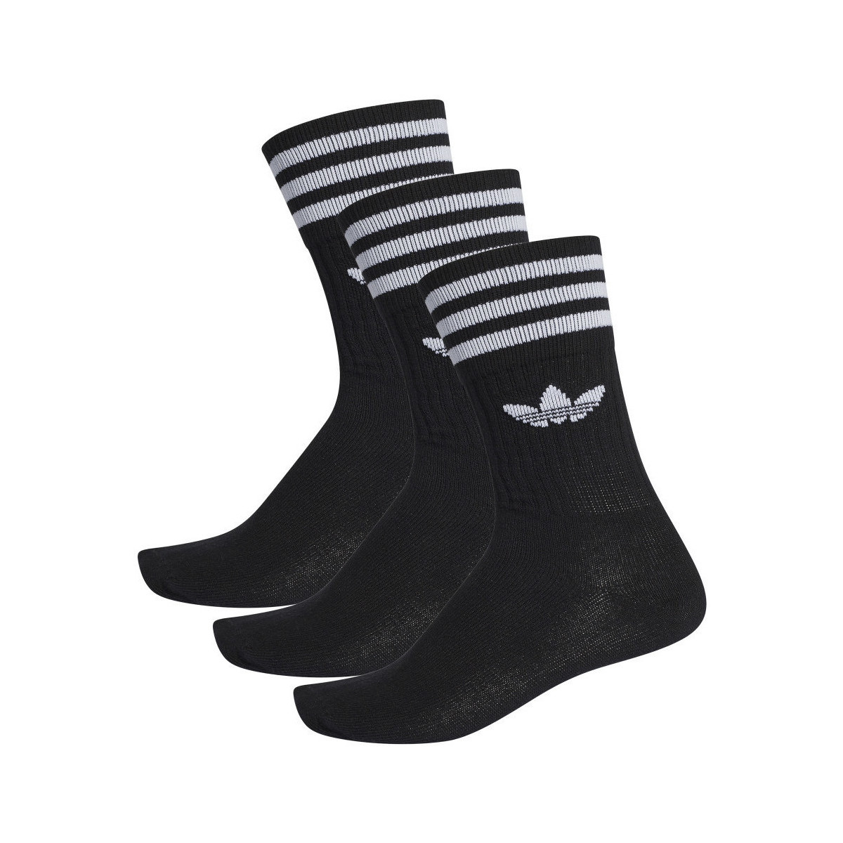 Spodnje perilo Nogavice adidas Originals Solid crew sock Črna
