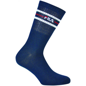 Spodnje perilo Moški Nogavice Fila Normal socks manfila3 pairs per pack Modra
