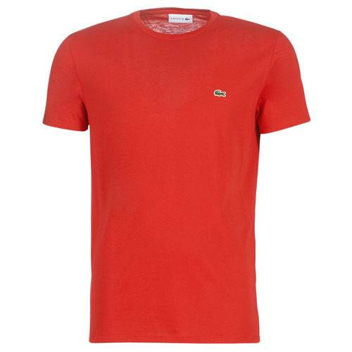 Oblačila Moški Majice s kratkimi rokavi Lacoste TH6709 Rdeča