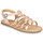 Čevlji  Deklice Sandali & Odprti čevlji Citrouille et Compagnie MAYANA Rožnata / Zlata