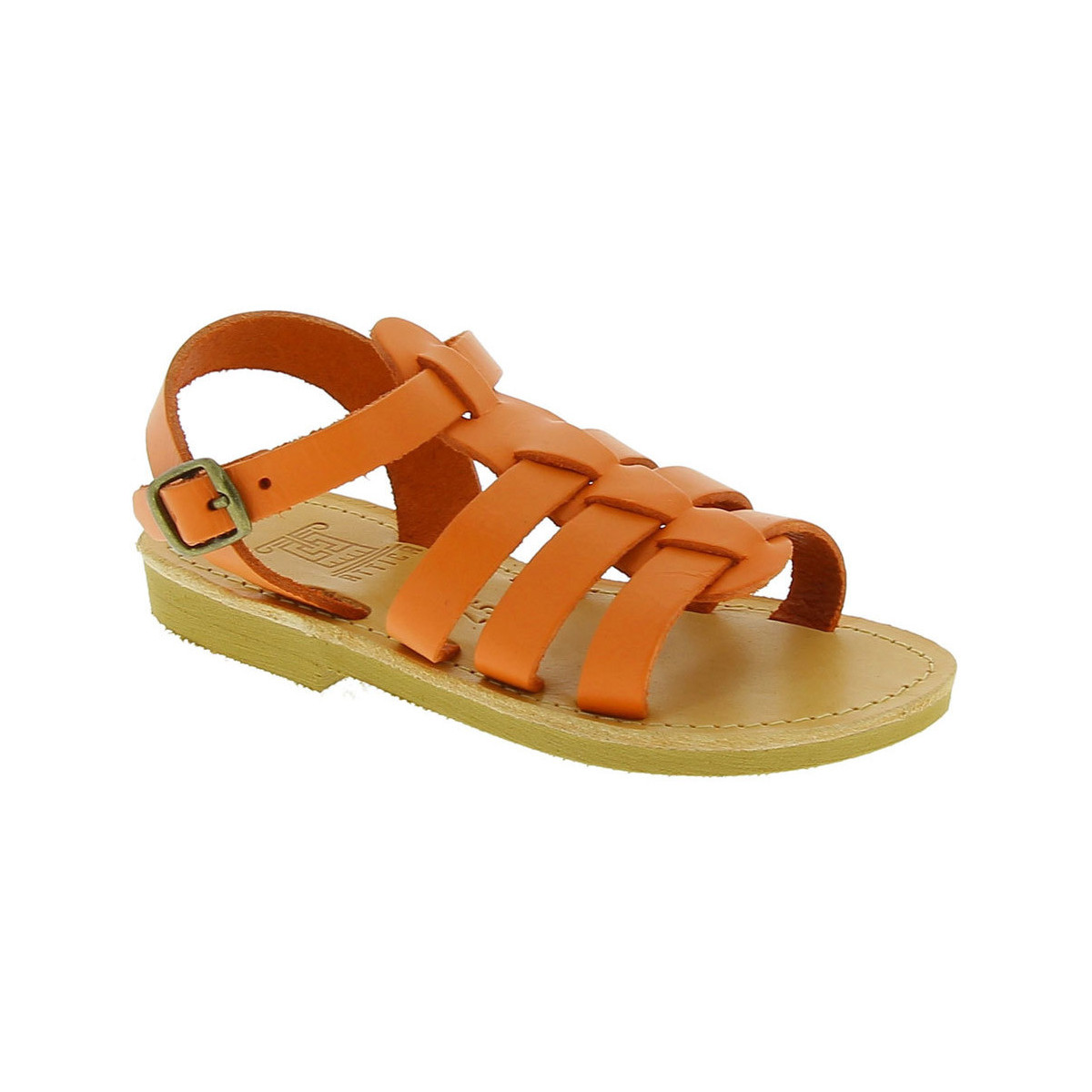 Čevlji  Moški Sandali & Odprti čevlji Attica Sandals PERSEPHONE CALF ORANGE Oranžna