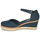 Čevlji  Ženske Sandali & Odprti čevlji Tommy Hilfiger BASIC CLOSED TOE MID WEDGE Modra