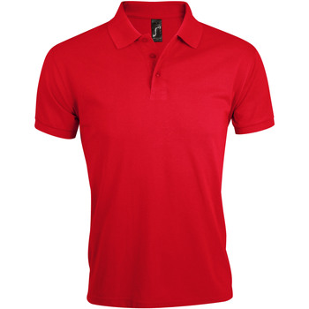 Oblačila Moški Polo majice kratki rokavi Sols PRIME ELEGANT MEN Rojo