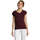 Oblačila Ženske Majice s kratkimi rokavi Sols MOON COLORS GIRL-camiseta mujer cuello pico -  100% algodón Vijolična