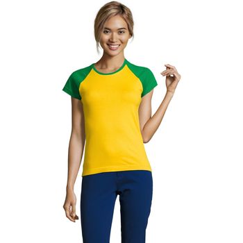 Oblačila Ženske Majice s kratkimi rokavi Sols MILKY BICOLOR SPORT Multicolor