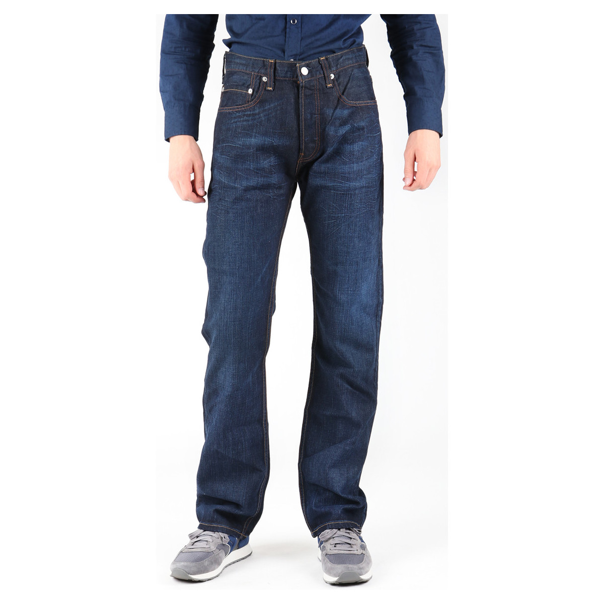 Oblačila Moški Jeans straight Levi's Levis 758-0028 Modra