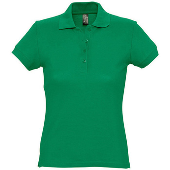Oblačila Ženske Polo majice kratki rokavi Sols PASSION WOMEN COLORS Verde