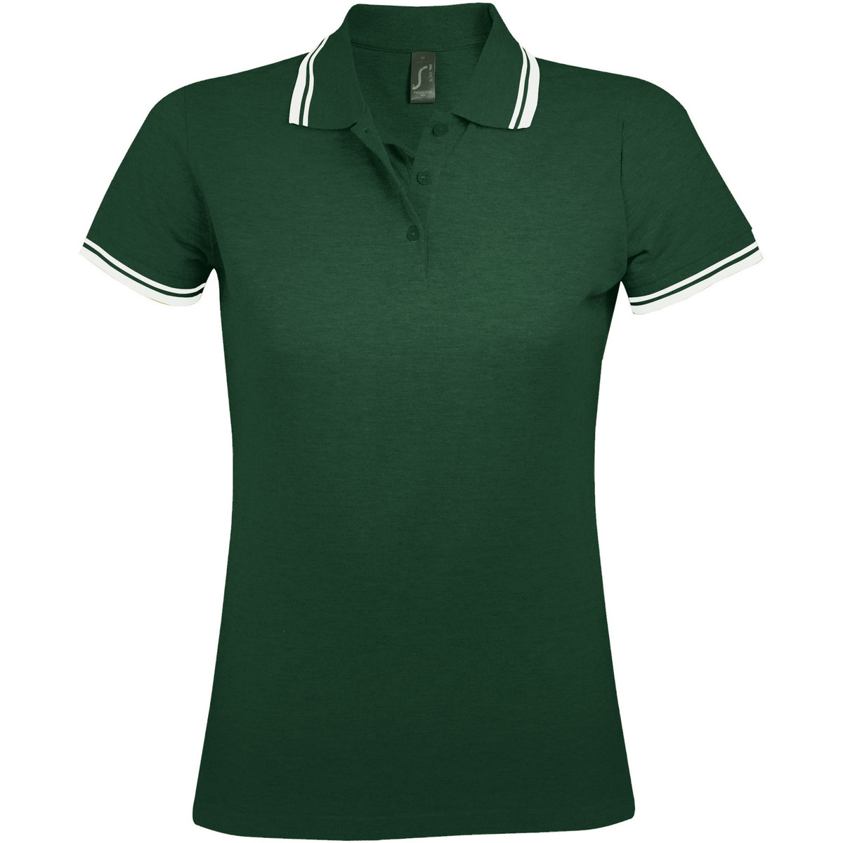 Oblačila Ženske Polo majice kratki rokavi Sols PASADENA MODERN WOMEN Zelena