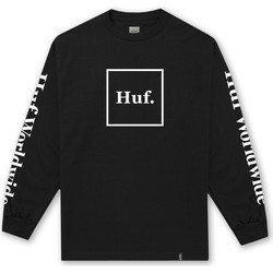 Oblačila Moški Majice & Polo majice Huf T-shirt domestic ls Črna