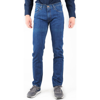 Oblačila Moški Jeans straight Lee Daren L707AA46 Modra
