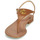 Čevlji  Ženske Sandali & Odprti čevlji Lauren Ralph Lauren ELLINGTON SANDALS CASUAL Konjak