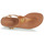 Čevlji  Ženske Sandali & Odprti čevlji Lauren Ralph Lauren ELLINGTON SANDALS CASUAL Konjak