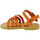 Čevlji  Moški Sandali & Odprti čevlji Attica Sandals HEBE CALF ORANGE Oranžna