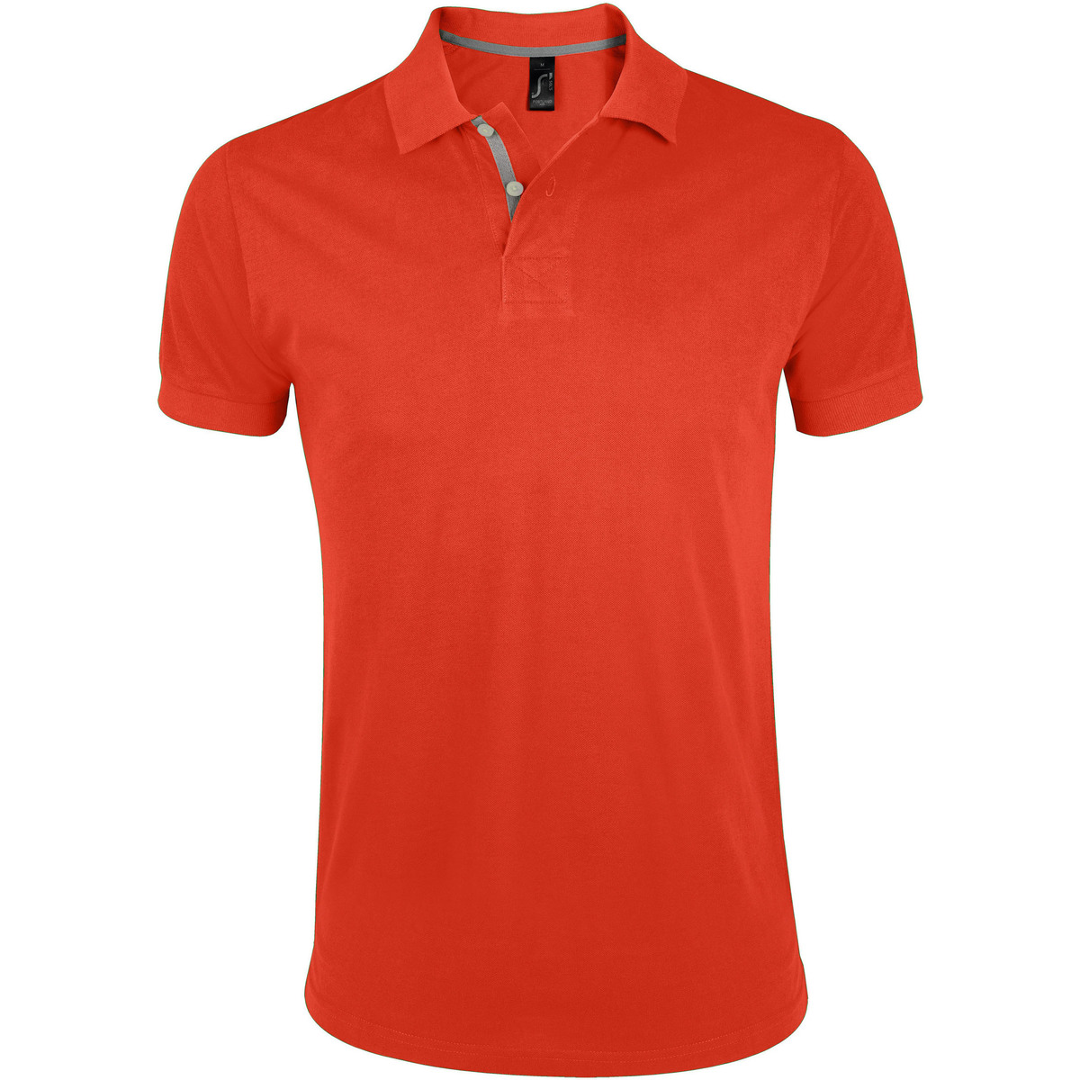 Oblačila Moški Polo majice kratki rokavi Sols PORTLAND MODERN SPORT Oranžna