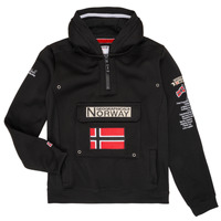 Oblačila Dečki Puloverji Geographical Norway GYMCLASS Črna
