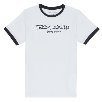 Oblačila Dečki Majice s kratkimi rokavi Teddy Smith TICLASS 3 Bela