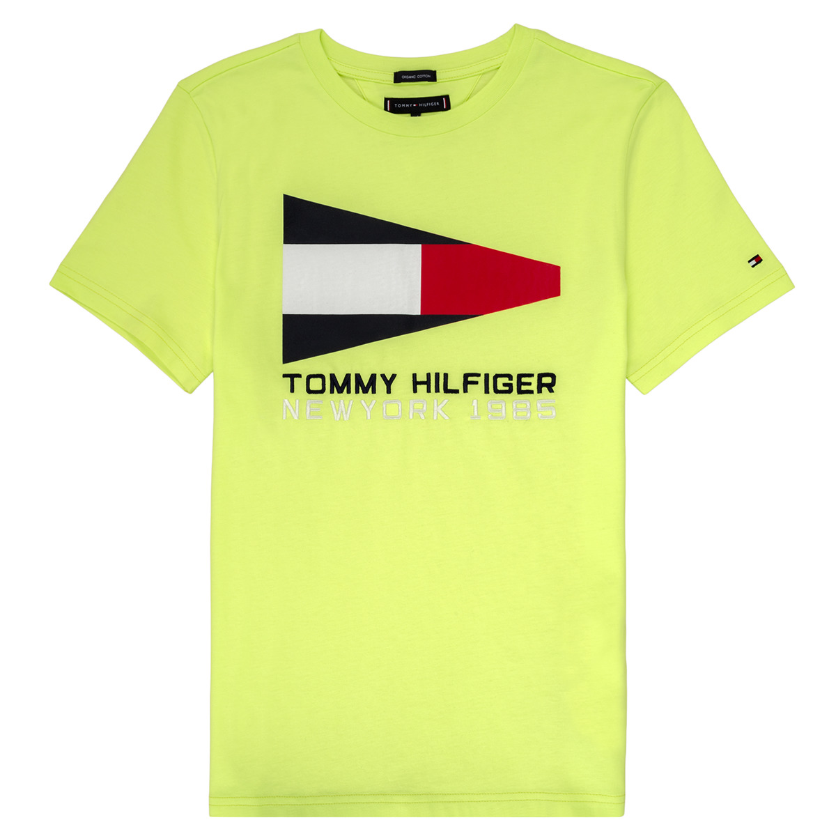 Oblačila Dečki Majice s kratkimi rokavi Tommy Hilfiger KB0KB05628 Rumena