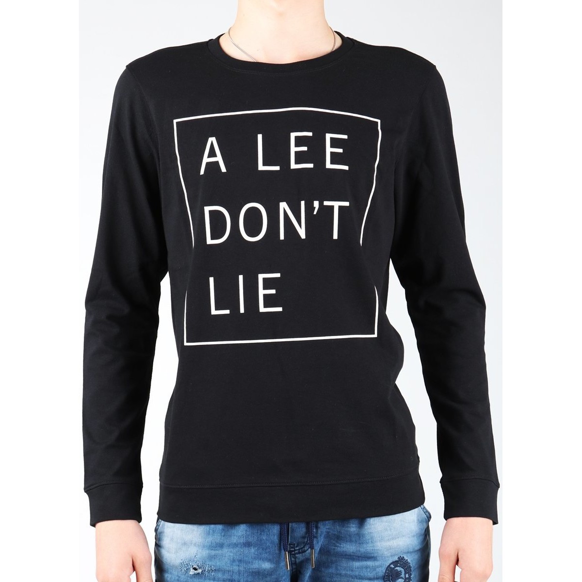 Oblačila Moški Majice & Polo majice Lee Don`t Lie Tee LS L65VEQ01 Večbarvna